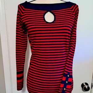 Boston Proper Nautical Boatneck Sweater